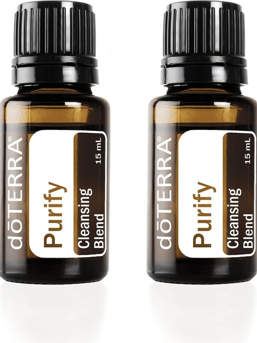Cleansing Essential Oil Blend - Purify 15ml (2 Pack) for Home & Wellness
